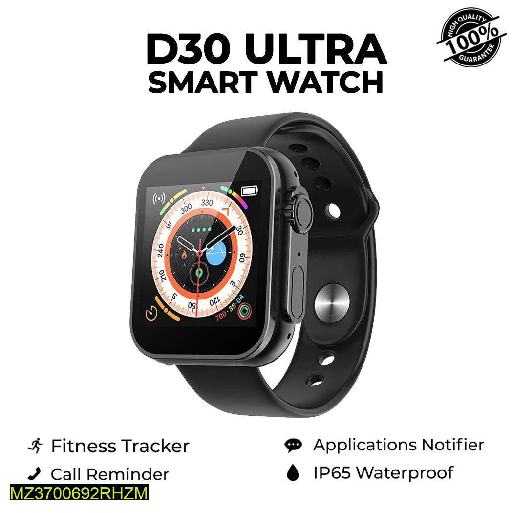 D30 Ultra Smart Watch Bracelet black