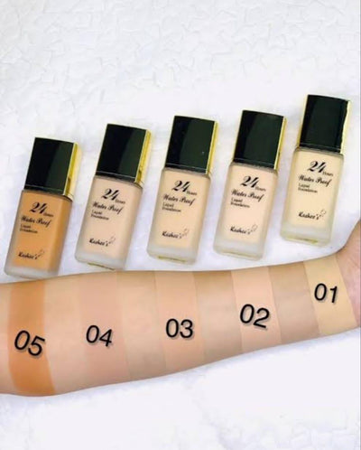 Kashees High Coverage Foundation – 3 Shades