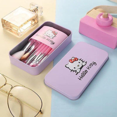 Hello Kitty 7-Piece Blending Makeup Brush Set