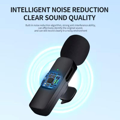 K8 Wireless 3 in 1 Noise Reduction Microphone